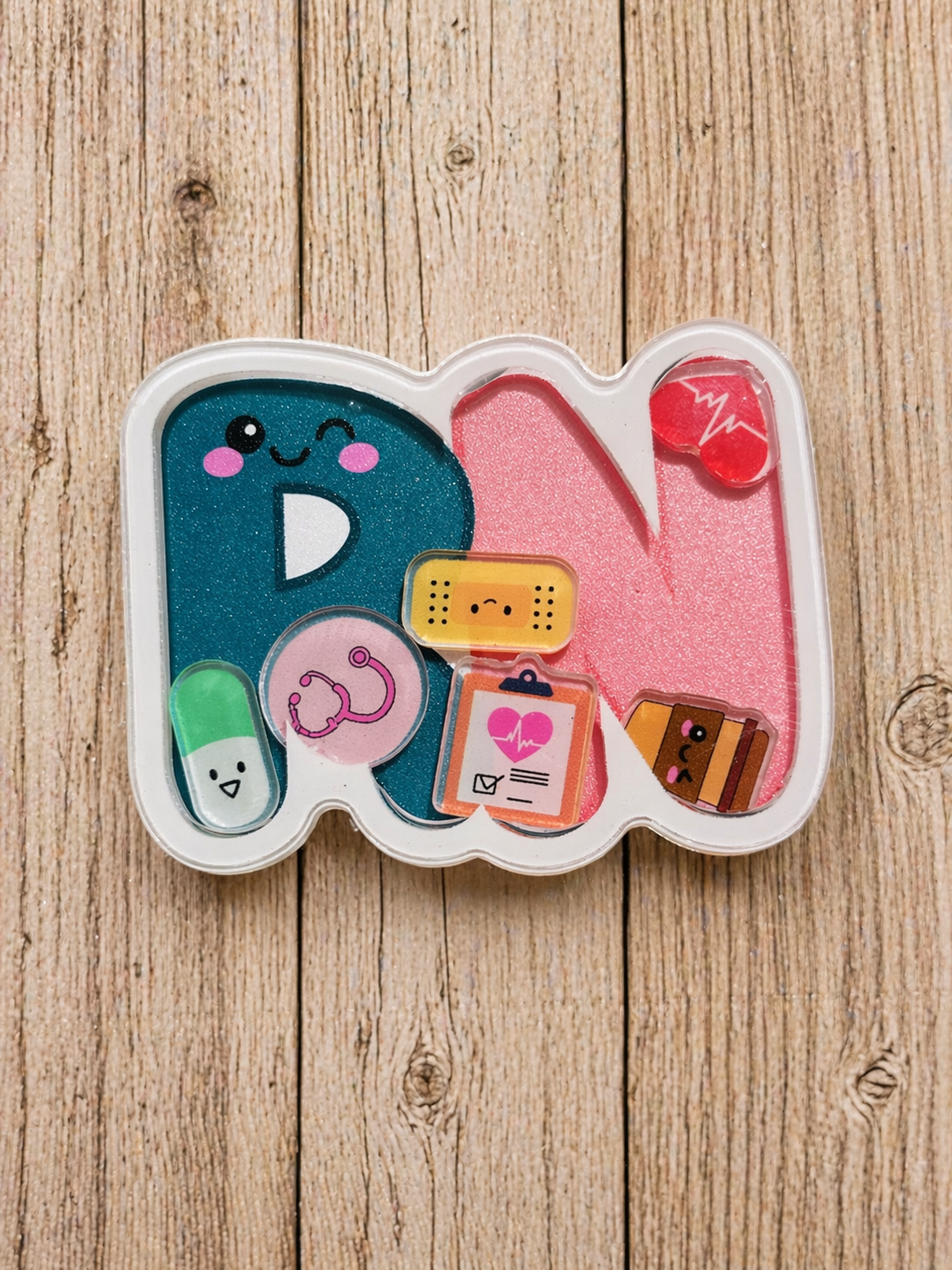 RN Badge Shaker Reel | Nurse Badge Reel