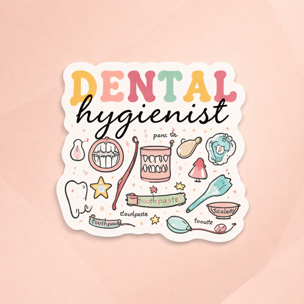 Dental Hygienist Badge Reel
