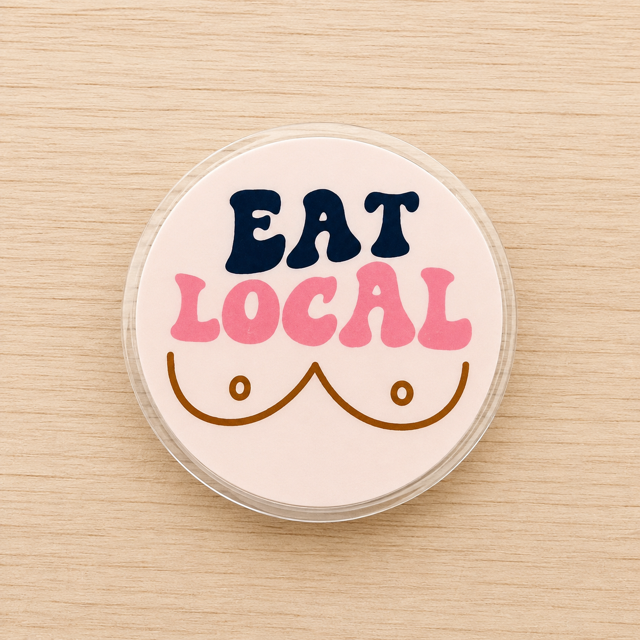 Eat Local Badge Reel | Funny Breastfeeding Badge