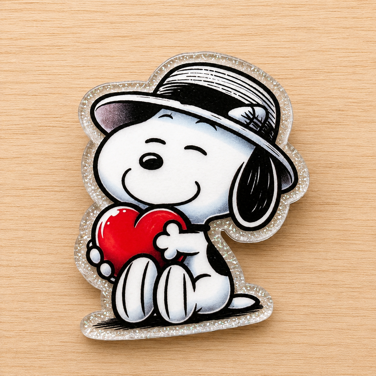 Dog Heart Badge Reel
