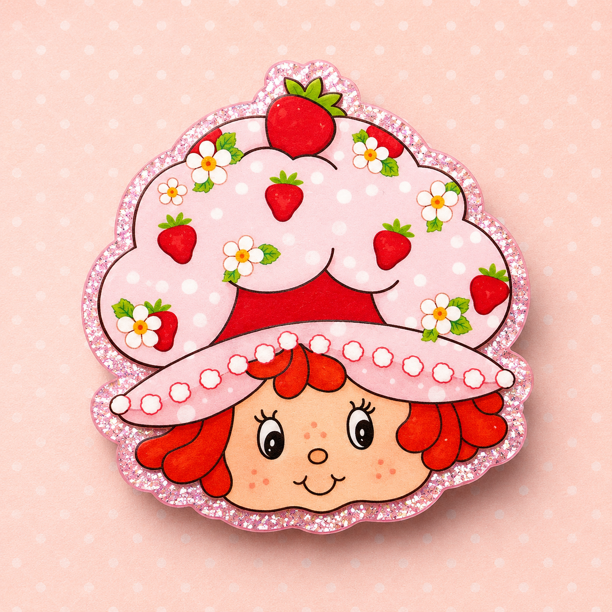 Strawberry Girl Badge Reel