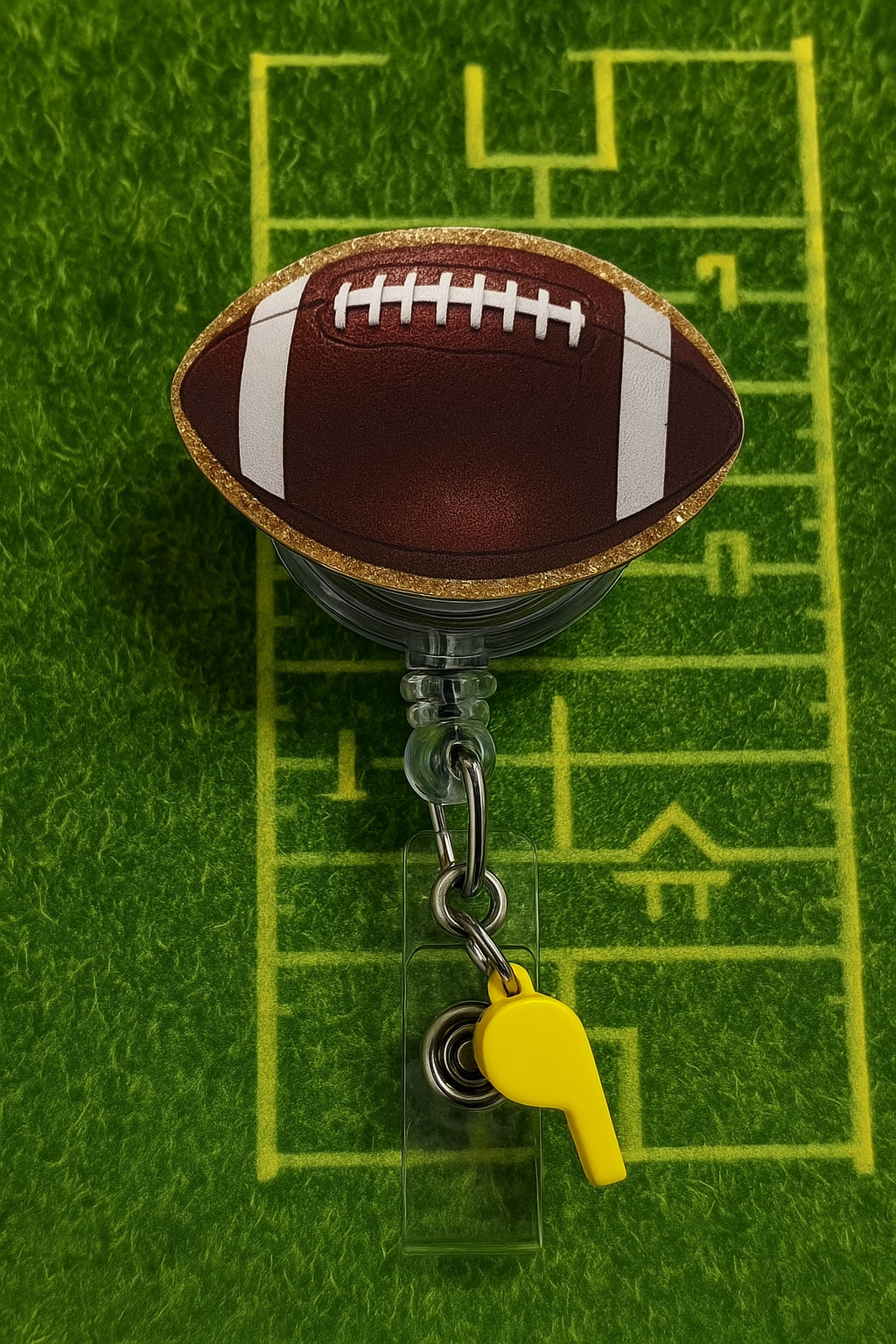 Football Badge Reel – Sports Badge Reel