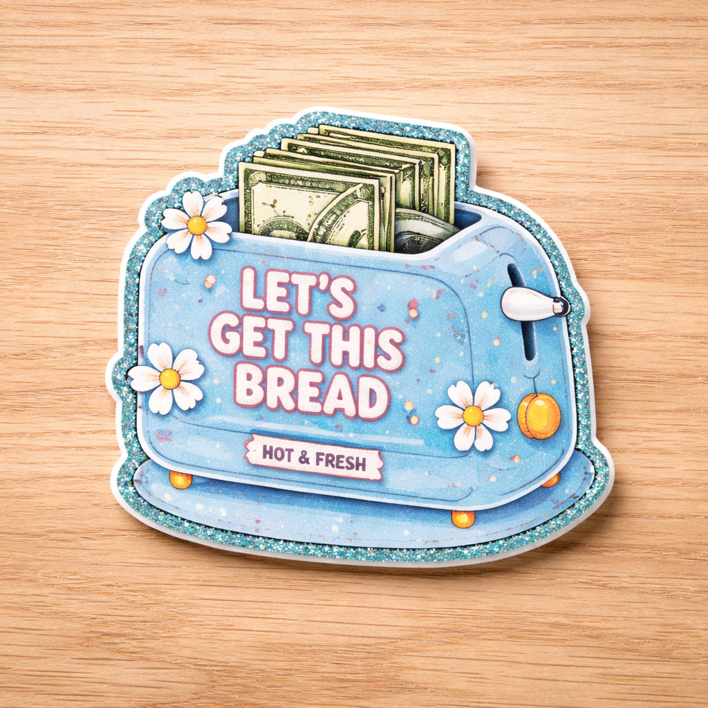 Let’s Get This Bread Toaster Badge Reel