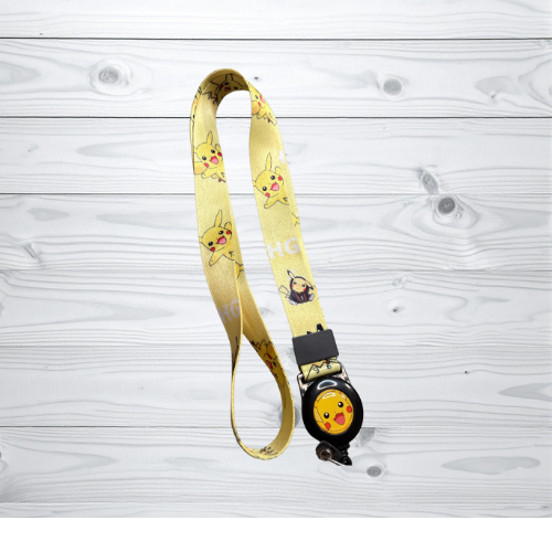 Yellow Cartoon Character Lanyard