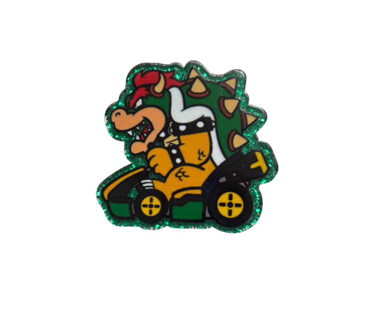 Gamer Cake Topper | Cartoon Inspired Acrylic Cake Topper | Birthday Cake Decoration | Cupcake Topper