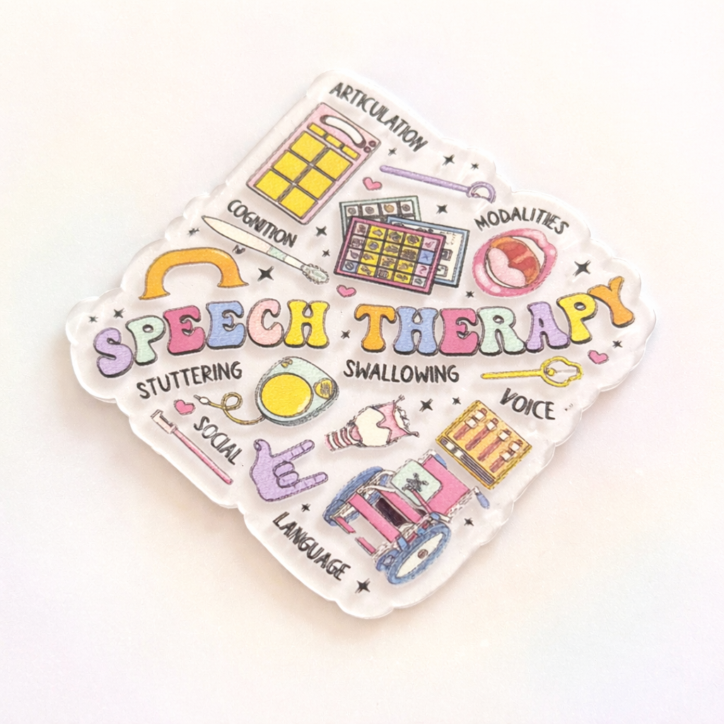 Speech Therapy Badge Reel