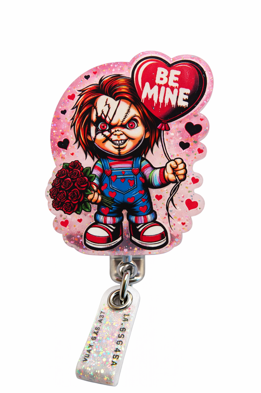 Chucky Valentine Badge Reel