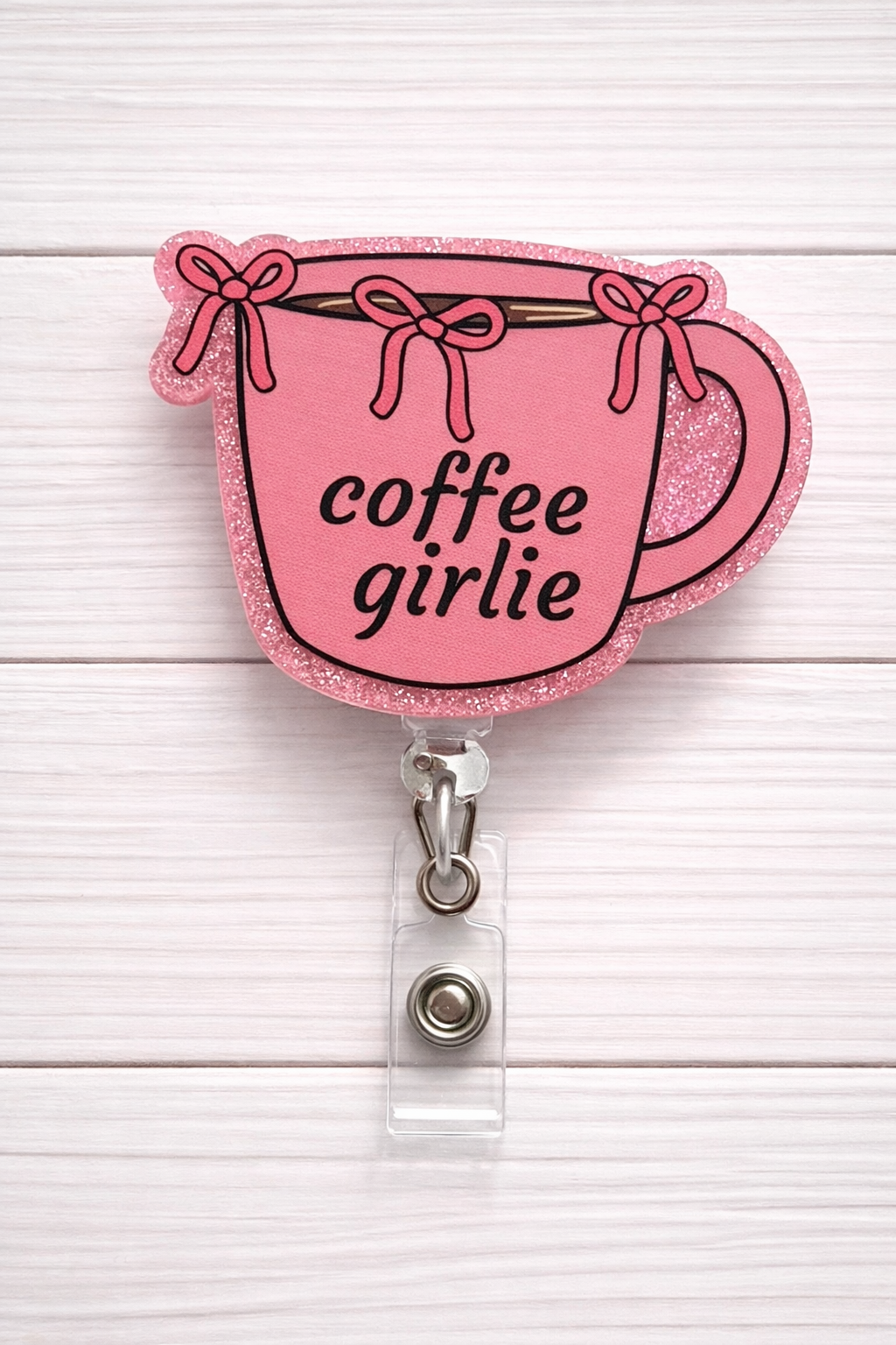Coffee Girlie Badge Reel