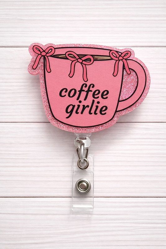 Coffee Girlie Badge Reel