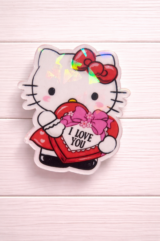 Valentine Hello Kitty Badge Reel
