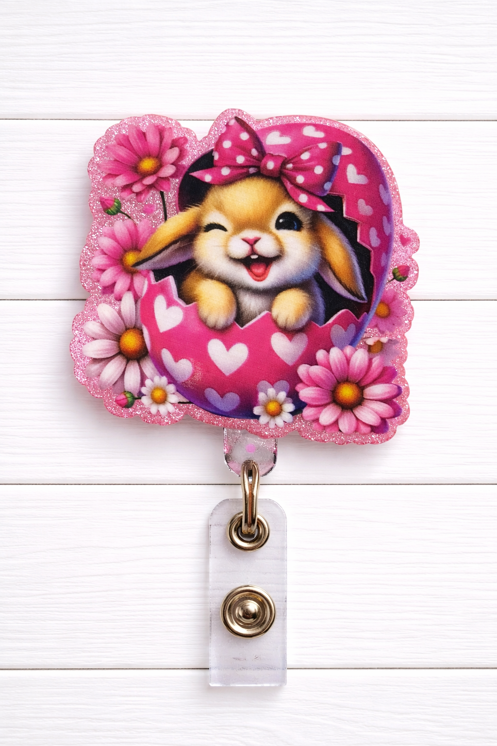 Easter Bunny Badge Reel