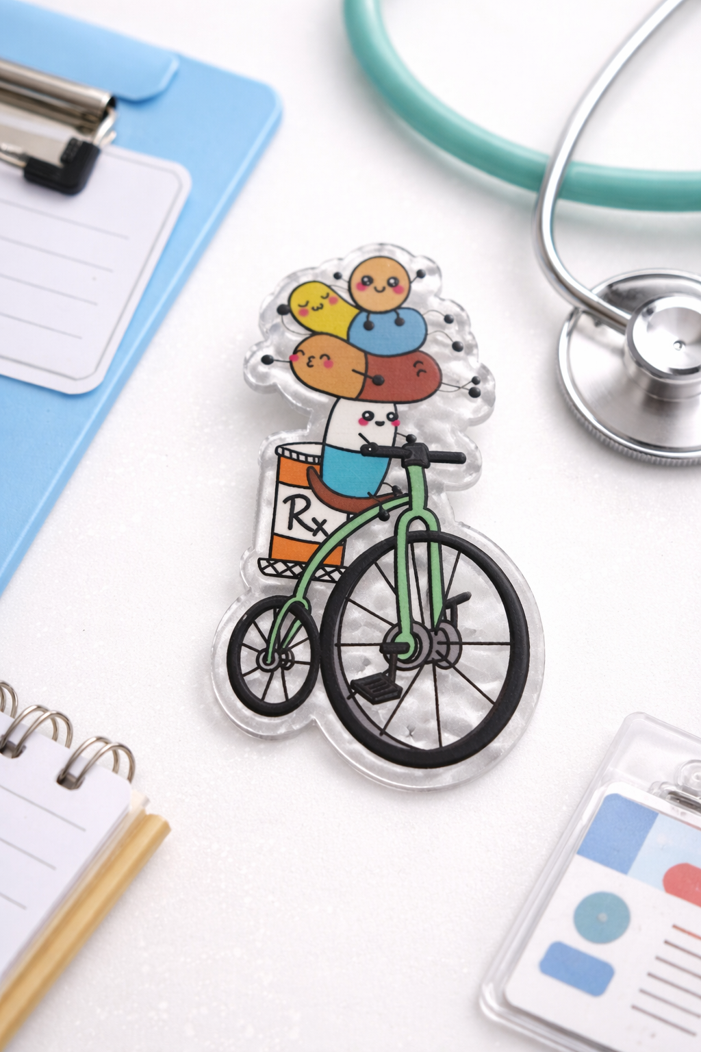 Pharmacy Badge Reel | Medication-Themed Badge Reel