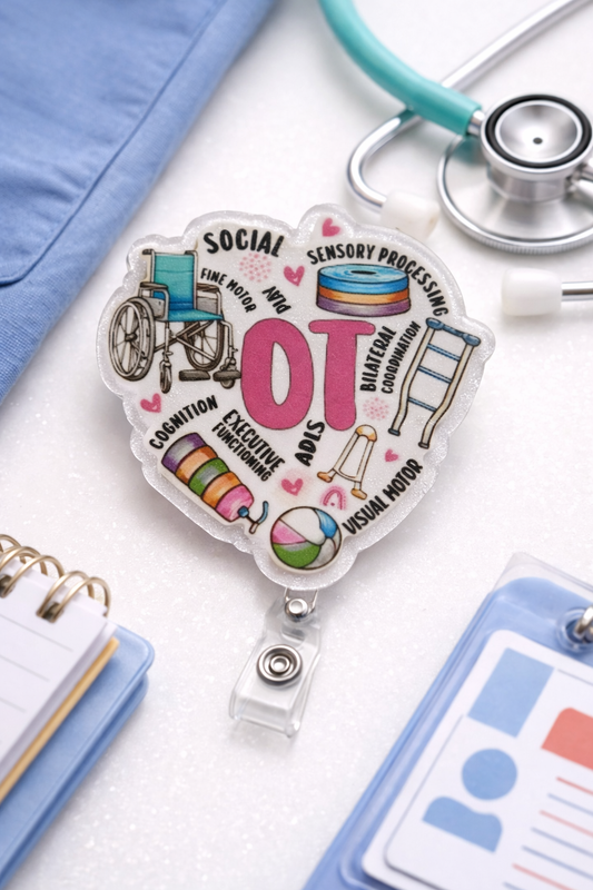 OT Occupational Therapist Badge Reel