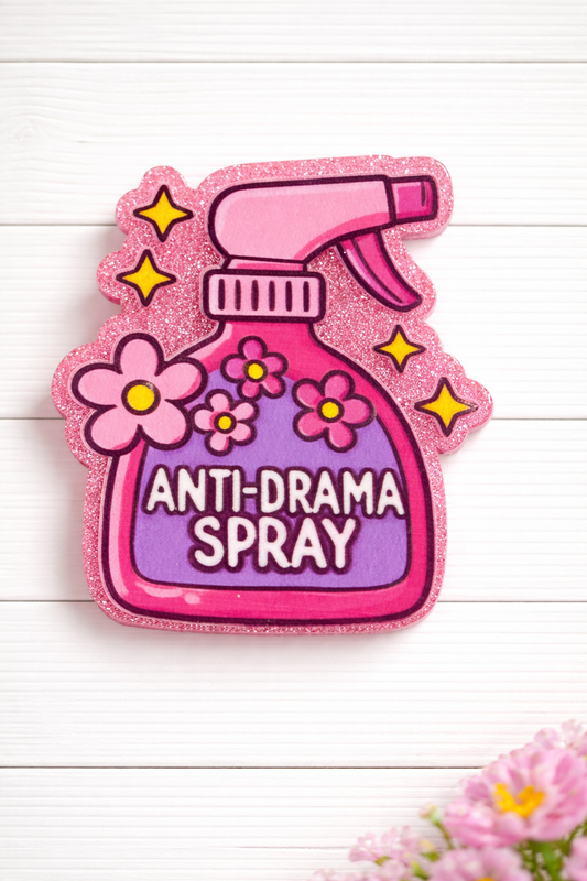 Anti-Drama Spray Badge Reel