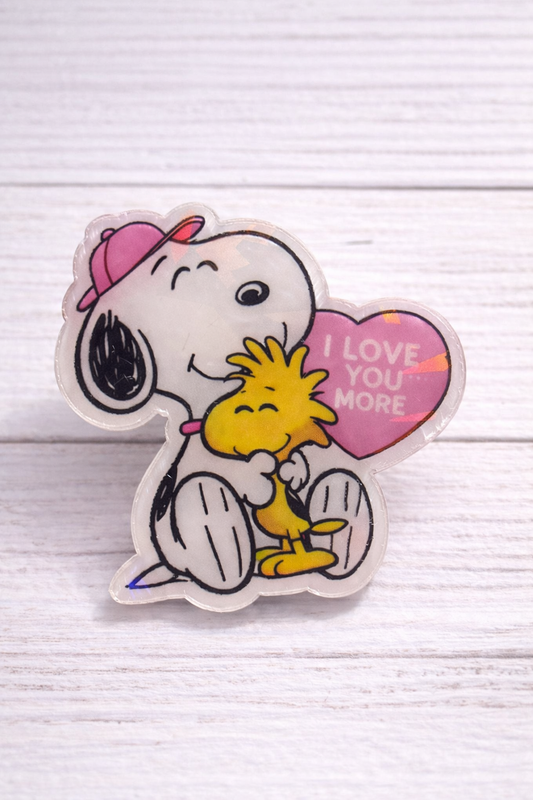 I Love You More Snoopy Badge Reel