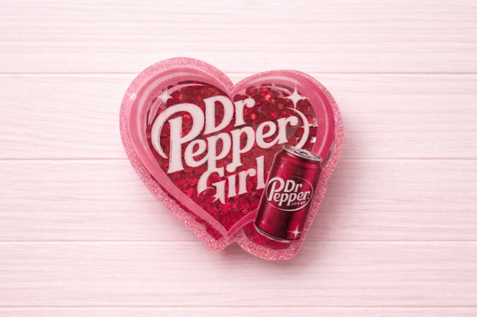 Valentine Heart Badge Reel Shaker