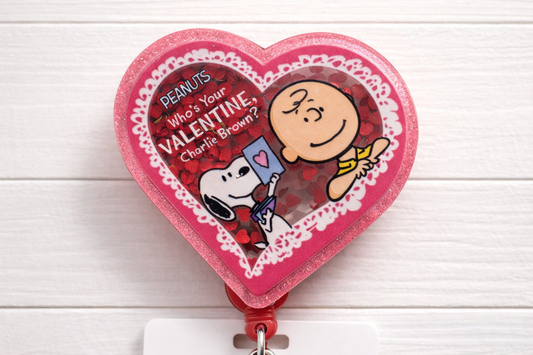 Charlie Brown & Snoopy Valentine Shaker