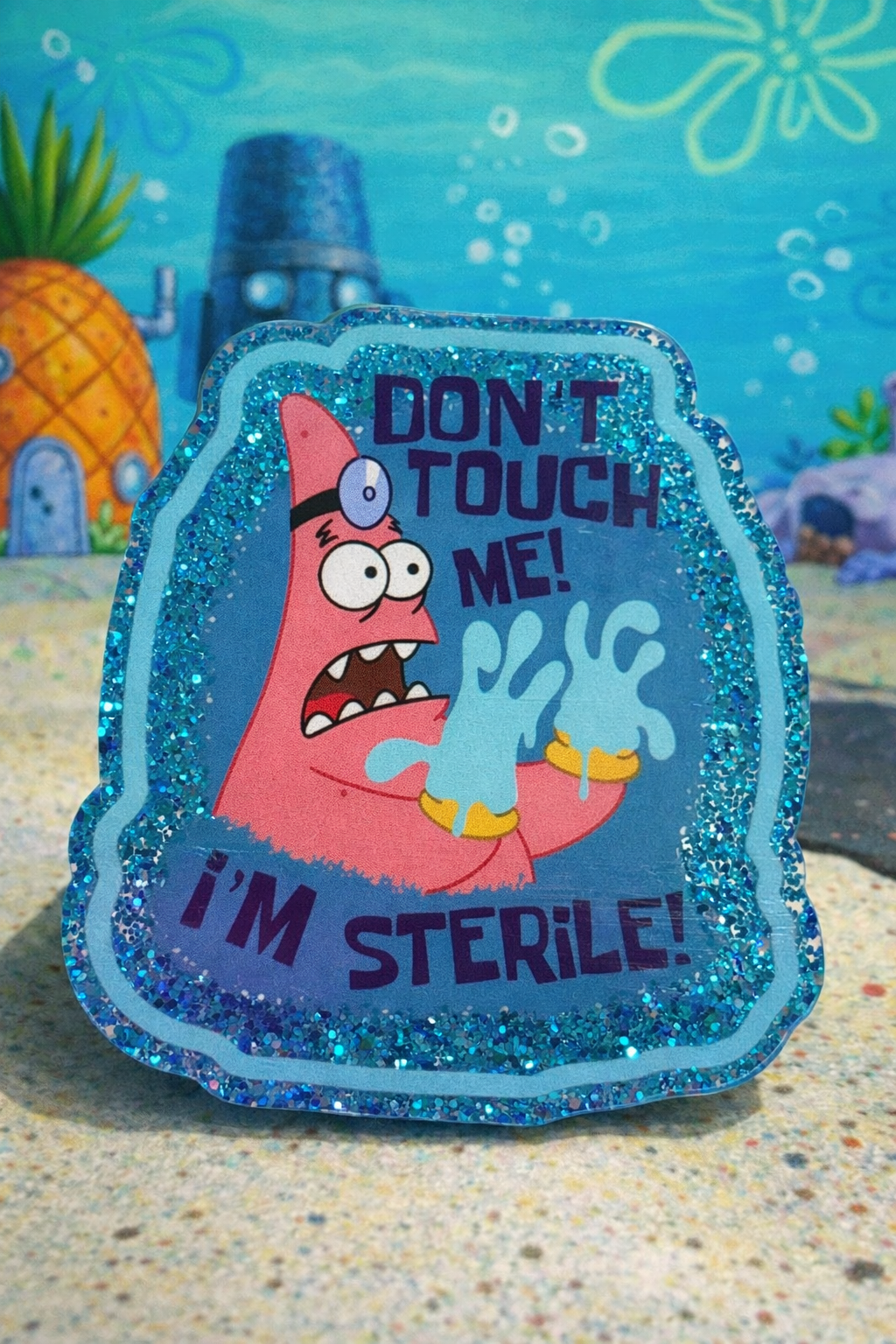 Don’t Touch Me I’m Sterile Badge Reel