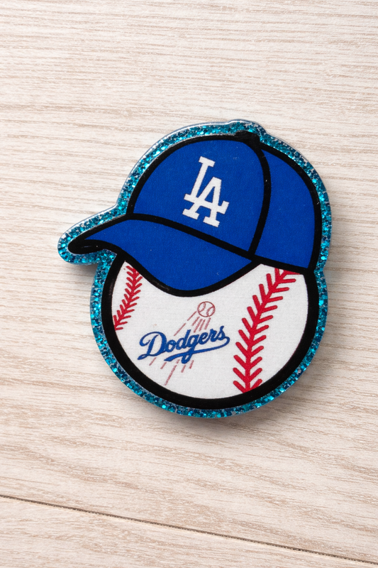 Baseball Cap & Ball Badge Reel