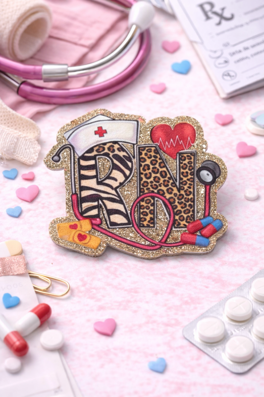 RN Badge Reel | Registered Nurse Badge