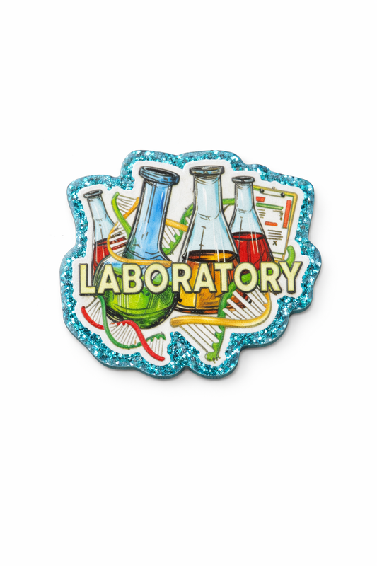 Laboratory Badge Reel | Lab Tech Badge