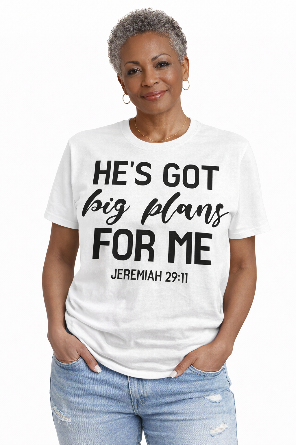 He’s Got Big Plans for Me T-Shirt – Jeremiah 29:11 Christian Shirt-Faith Based Inspirational Tee – Bible Verse
