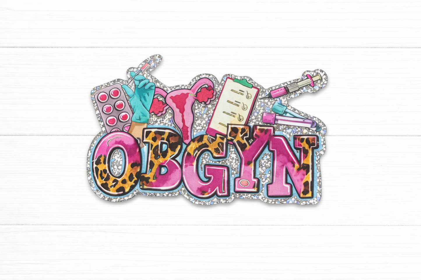 OBGYN Badge Reel – Obstetrics & Gynecology Medical ID