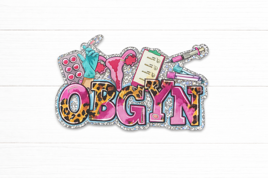 OBGYN Badge Reel – Obstetrics & Gynecology Medical ID