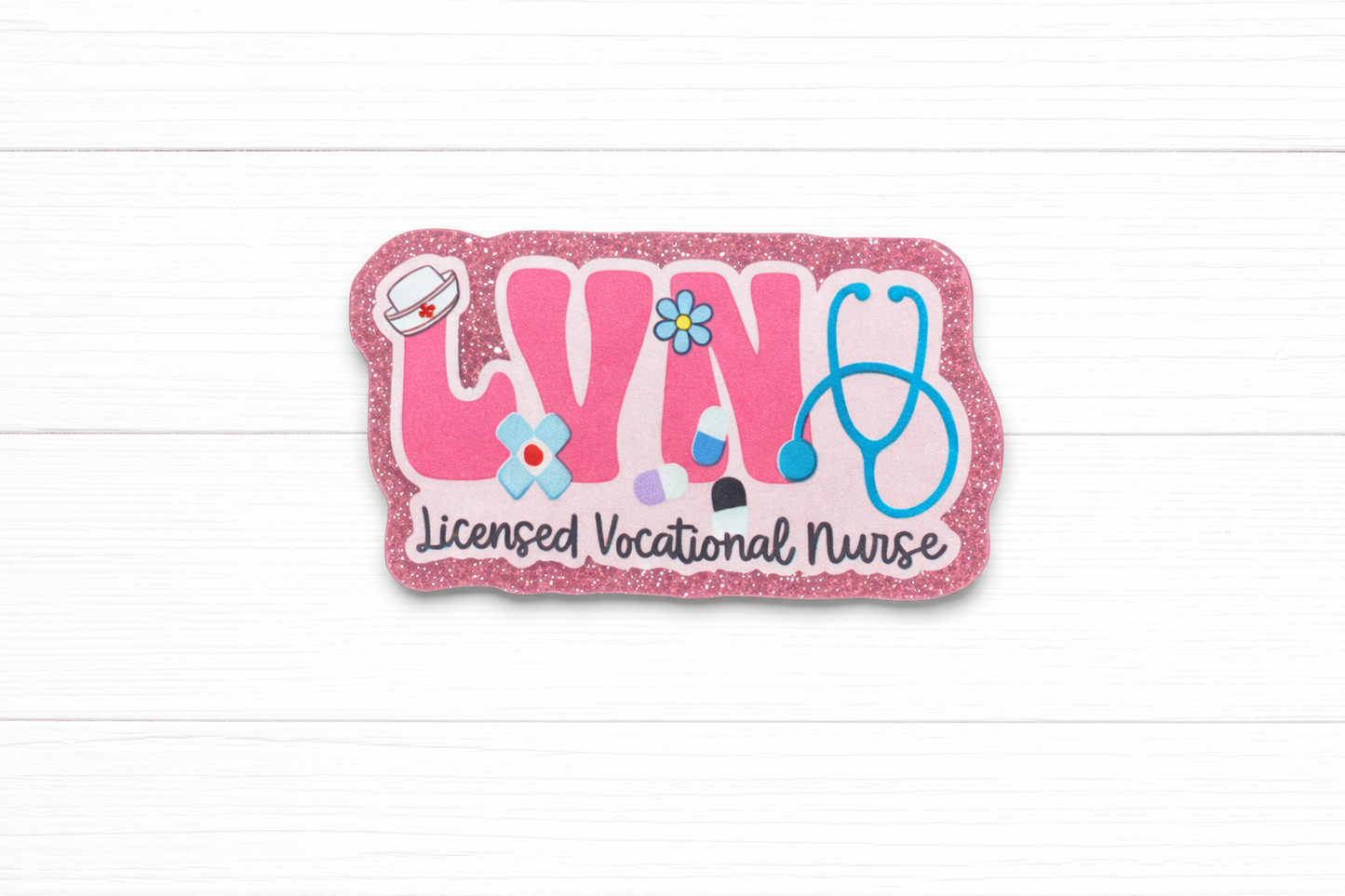LVN Badge Reel – Licensed Vocational Nurse ID