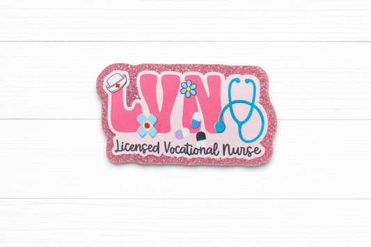LVN Badge Reel – Licensed Vocational Nurse ID