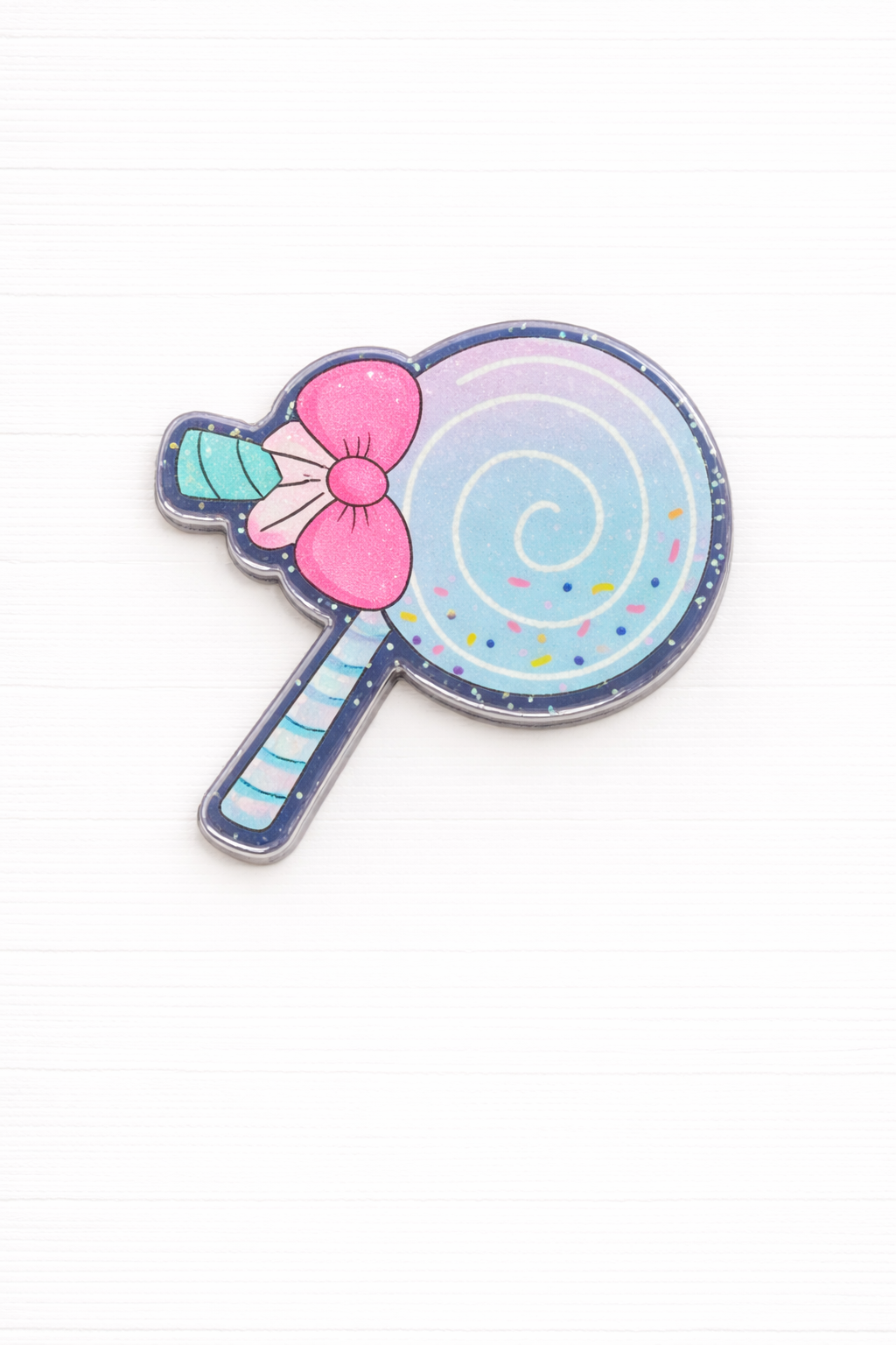 Pastel Lollipop Badge Reel Topper
