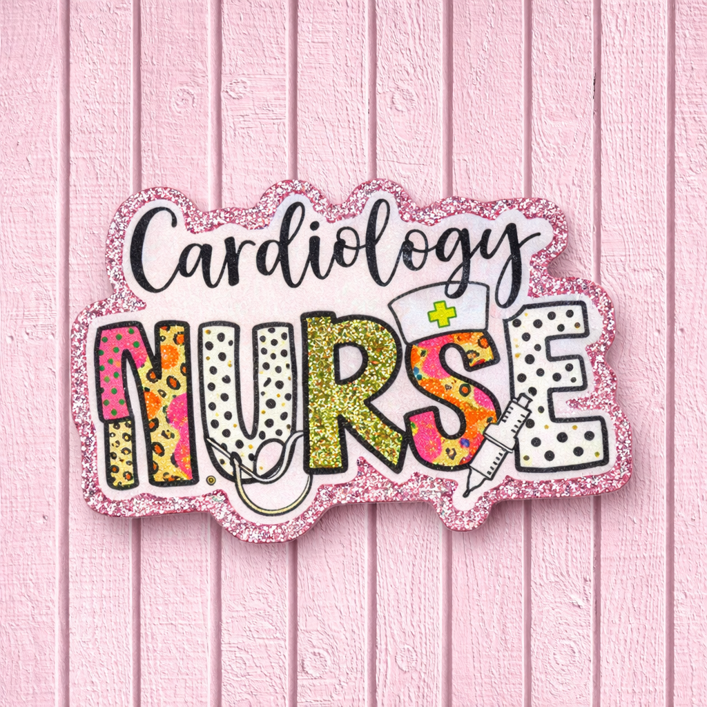 Cardiology Nurse Badge Reel – Heart Nurse