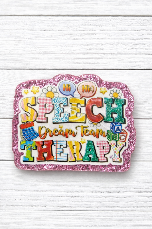 Speech Therapy Dream Team Badge Reel – SLP Badge