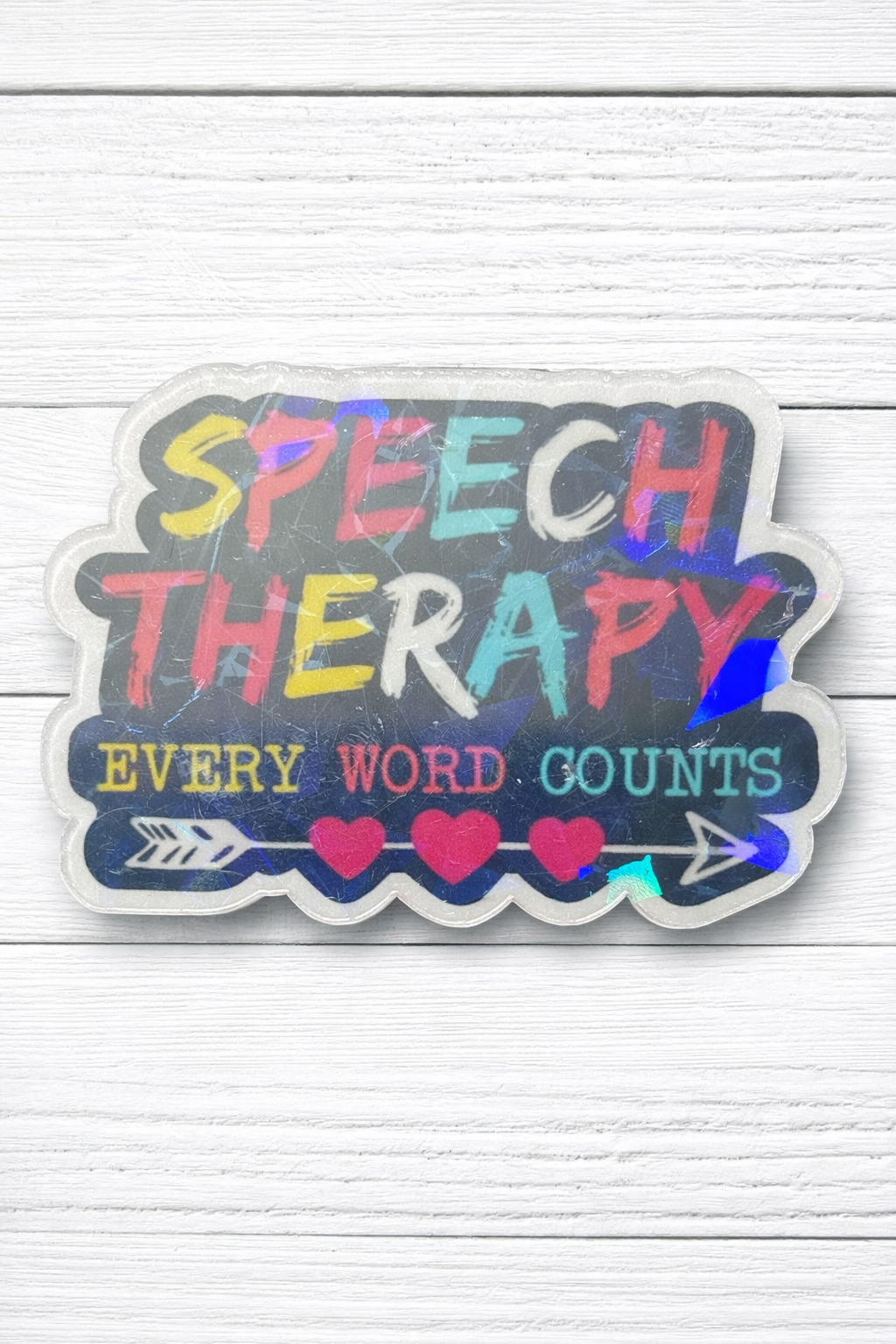 Speech Therapy Every Word Counts Badge Reel – SLP Badge