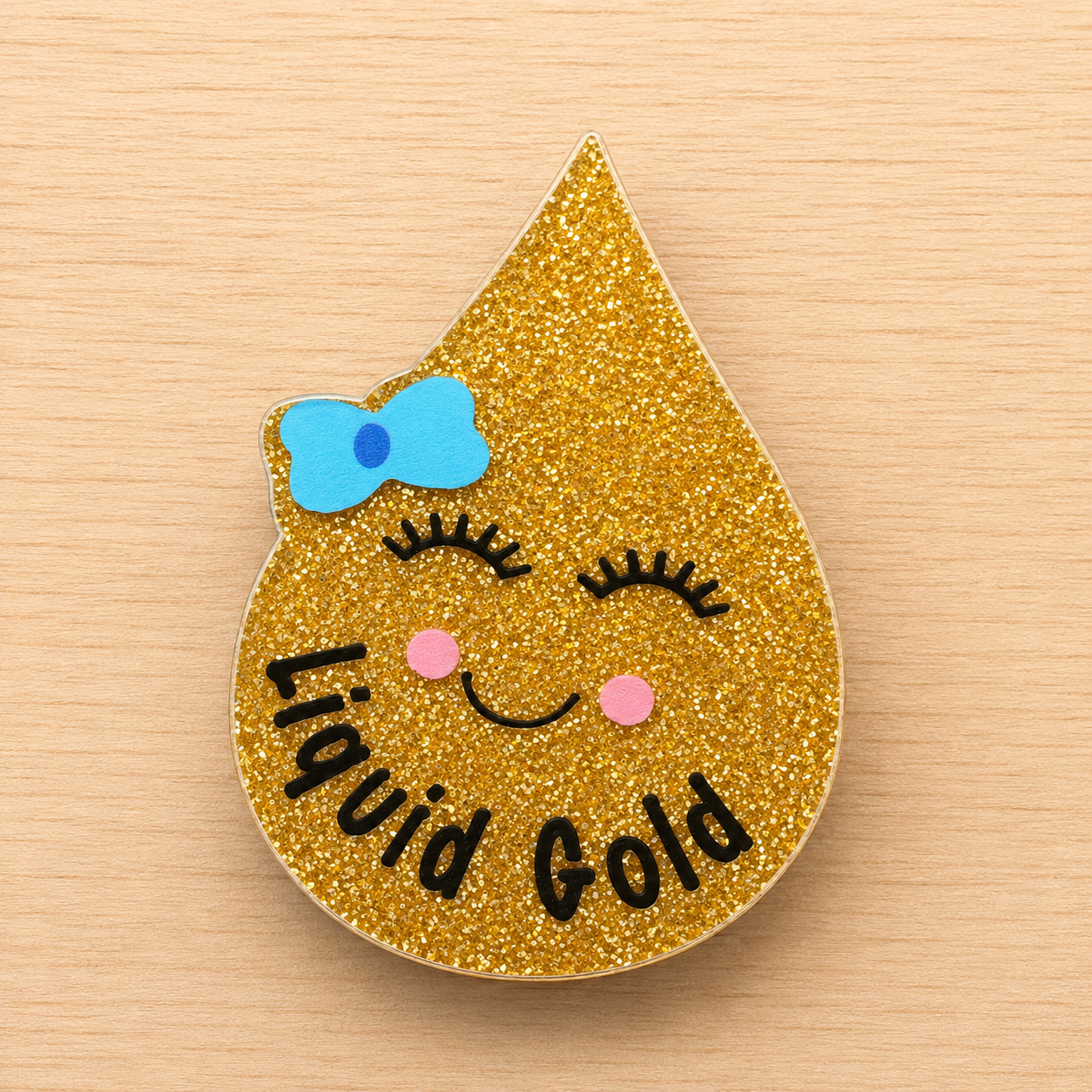 Liquid Gold Badge Reel | Breastfeeding Badge