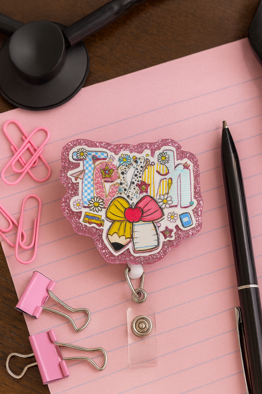 Teach Badge Reel | Cute Teacher Badge