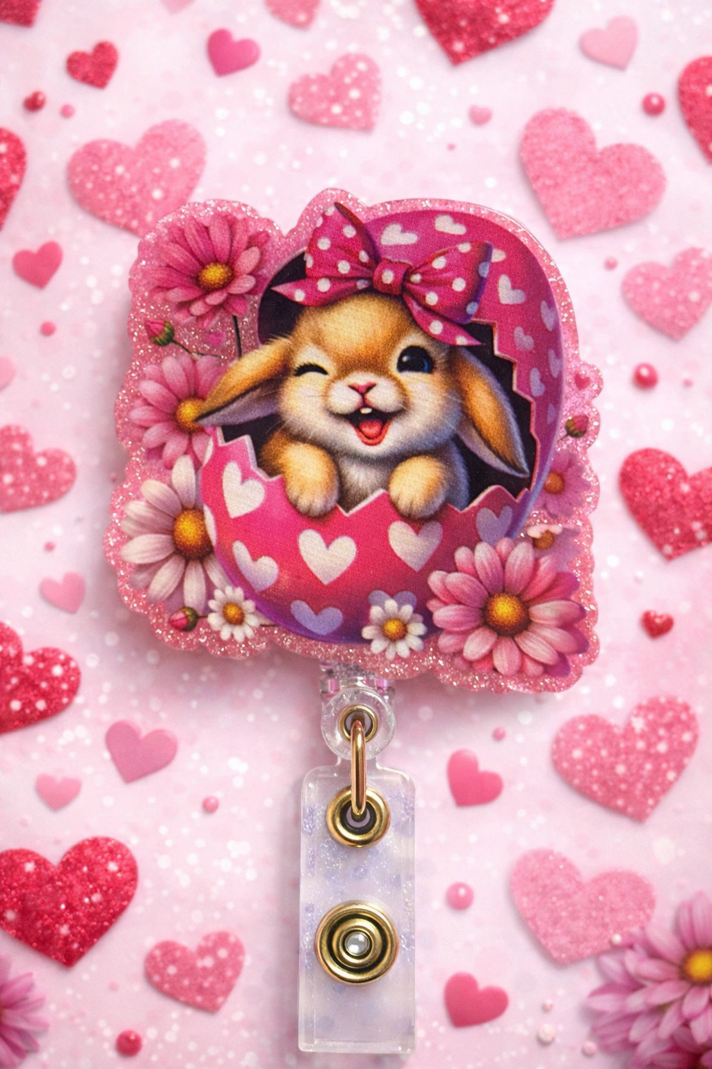 Easter Bunny Badge Reel