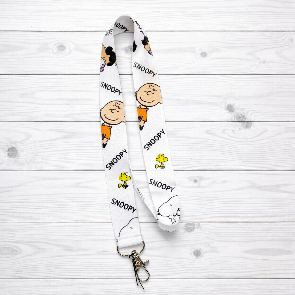 Snoopy Cartoon Dog Print Lanyard