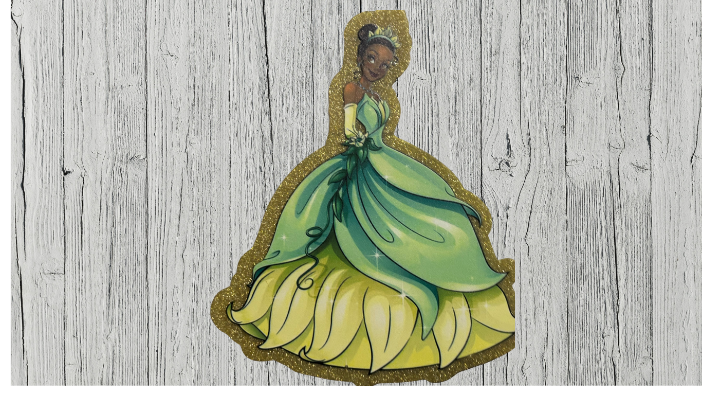 Large Princess Acrylic litter Princess Wall Decor | Fairy Tale Acrylic Sign | Desk Decor | Locker Decor | NOT a Badge Reel