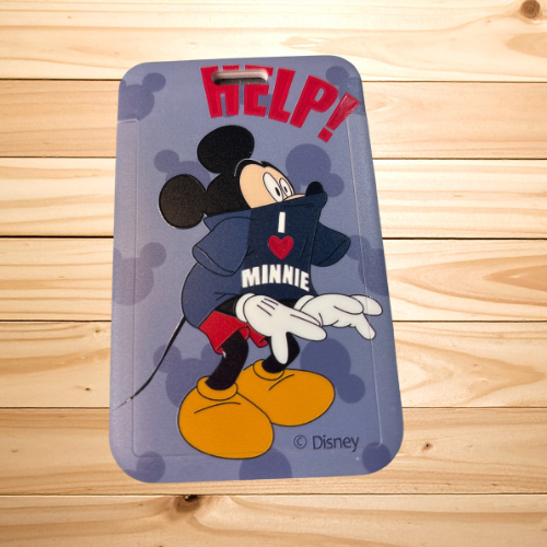 Mouse-Inspired Badge & Luggage Holder | Multi-Use ID Card & Travel Tag Holder
