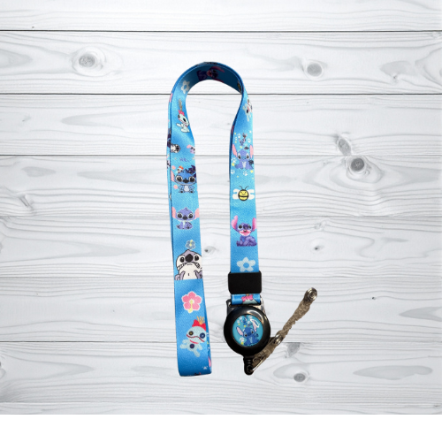 Stitch Cartoon Print Lanyard