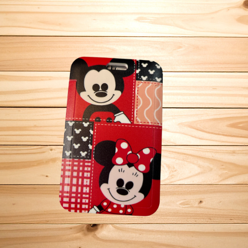 Red Mouse-Inspired Badge & Luggage Holder