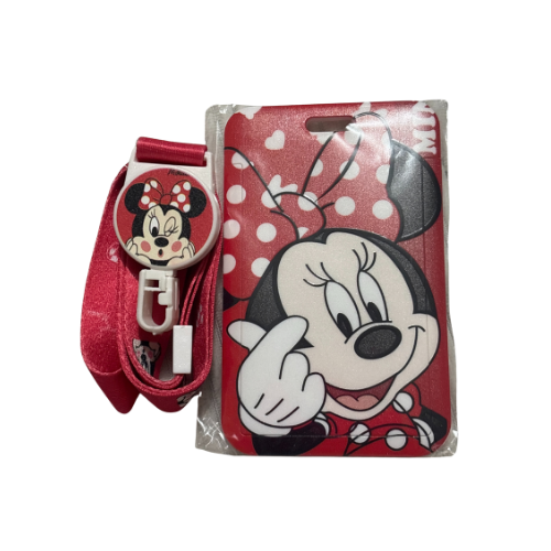 Cartoon Mouse ID Badge Holder and Lanyard